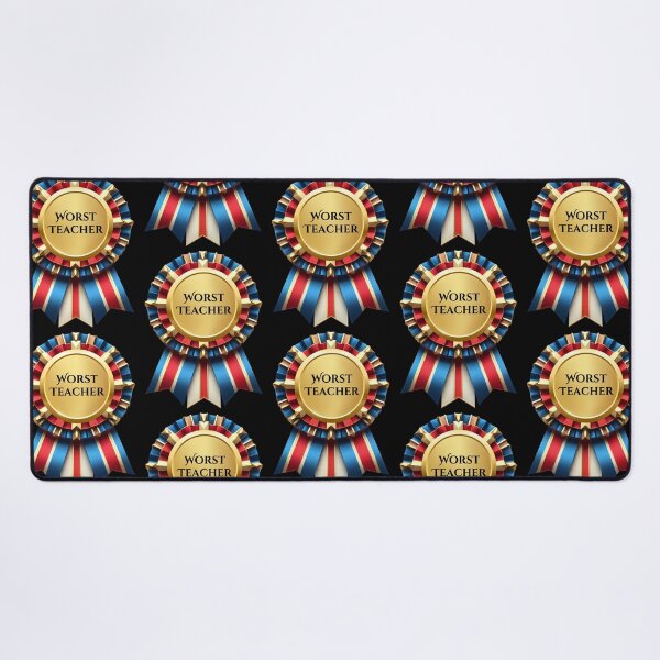 Item preview, RIBBON: Worst Teacher - funny awards achievements designed and sold by DesignsFromTW-S.