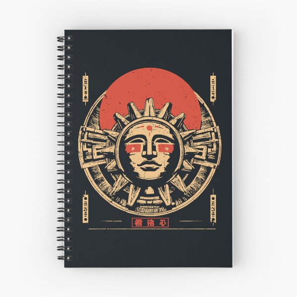 Item preview, Aztec Sun God Poster – Ancient Mesoamerican Symbolism Art designed and sold by TuncGK.