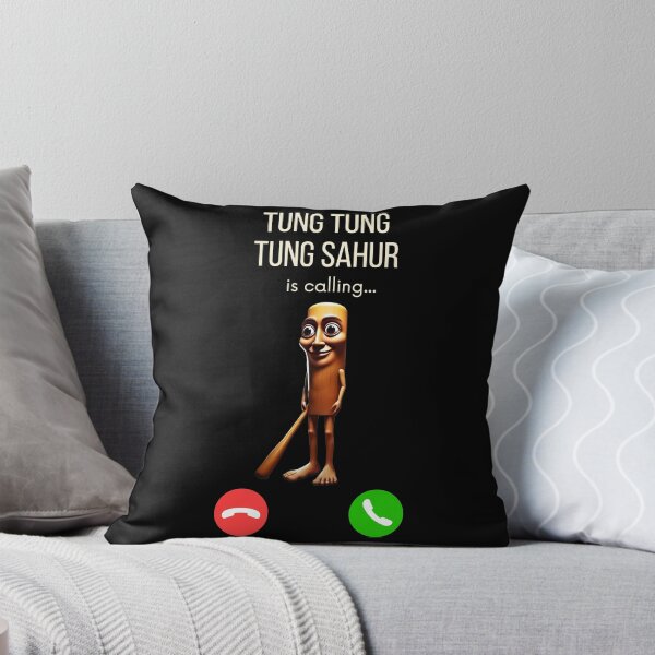 Item preview, Tung Tung Tung Sahur is Calling Brainrot Meme designed and sold by StanSitk.