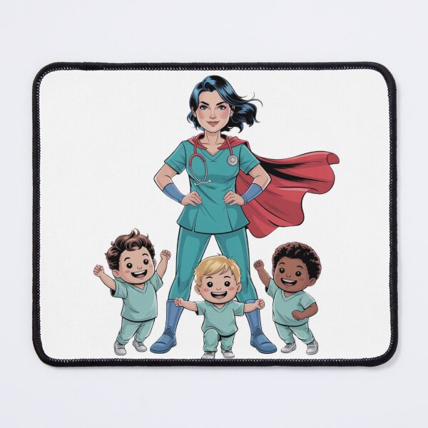 Item preview, Super Pediatric Nurse – Tiny Heroes, Big Hearts designed and sold by Giuggimade.