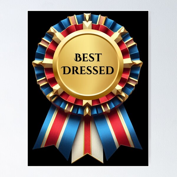 Item preview, RIBBON:  Best Dressed - funny awards achievements designed and sold by DesignsFromTW-S.
