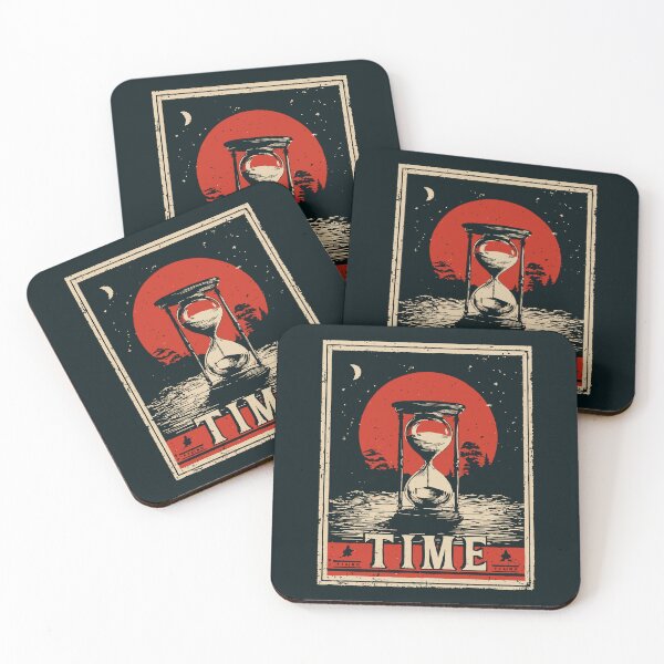 Item preview, Time Hourglass Poster – Vintage Sands of Time Surreal Design designed and sold by TuncGK.