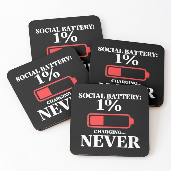 Item preview, Social Battery Low – Funny Introvert Quote | Minimal Digital Design Gift designed and sold by andrew758.
