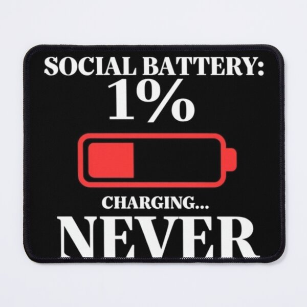 Item preview, Social Battery Low – Funny Introvert Quote | Minimal Digital Design Gift designed and sold by andrew758.