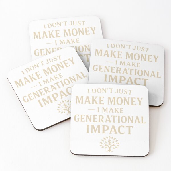 Item preview, Generational Impact – Wealth Builder’s Quote Design designed and sold by Printtplus.