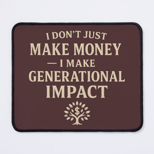 Item preview, Generational Impact – Wealth Builder’s Quote Design designed and sold by Printtplus.