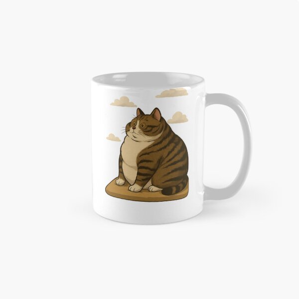 Aperçu de l'œuvre Un gros chat assis sur un paillasson créée et vendue par runstore.