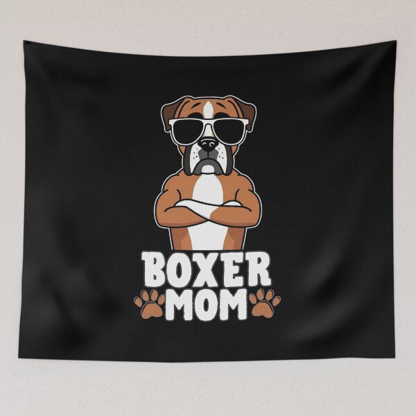 Item preview, Boxer Mom – Love with Wiggles & Punch designed and sold by GoodyPaws.