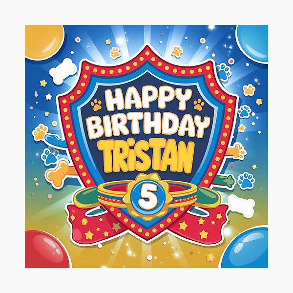 Item preview, Tristan's 5th Birthday designed and sold by whatifsticks.