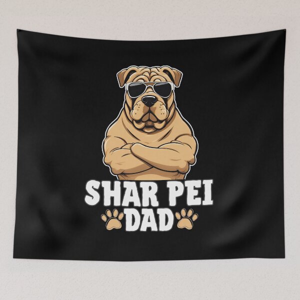 Item preview, Shar Pei Dad – Calm, Loyal & Full of Wrinkles designed and sold by GoodyPaws.