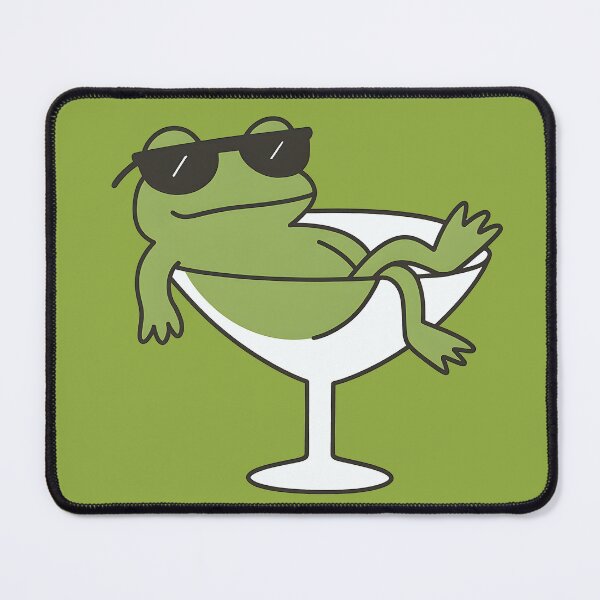Item preview, Frog Wearing Sunglasses in a Martini Glass designed and sold by MinistryOfNIniji.