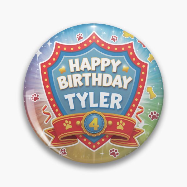 Item preview, Tyler's 4th Birthday designed and sold by whatifsticks.
