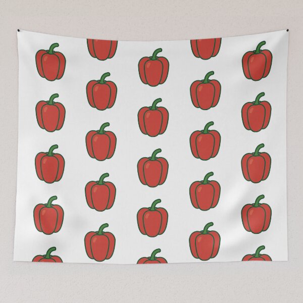 Item preview, Red peppers – fire & freshness in vegetable format designed and sold by KnlDsgn.