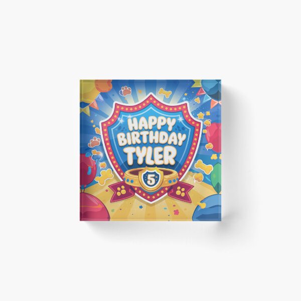 Item preview, Tyler's 5th Birthday designed and sold by whatifsticks.