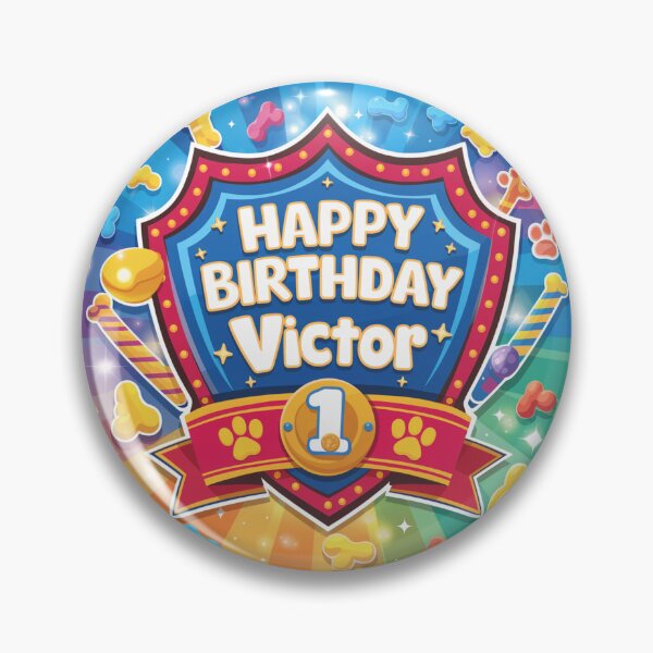 Item preview, Victor's 1st Birthday designed and sold by whatifsticks.