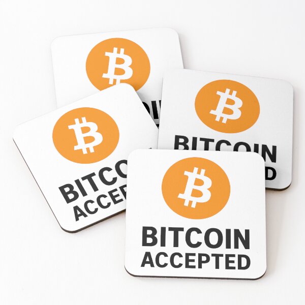 Item preview, Bitcoin accepted official logo designed and sold by Cute Alien.