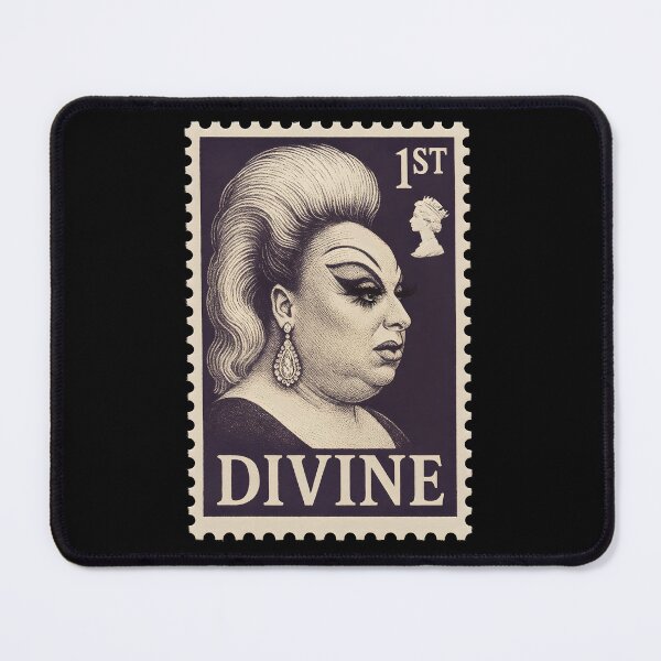 Item preview, Drag Queen Divine on a British postage Stamp designed and sold by Shoot-The-Moon.