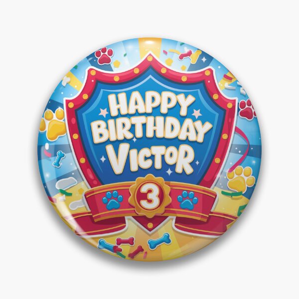 Item preview, Victor's 3rd Birthday designed and sold by whatifsticks.