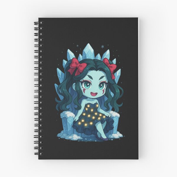 Item preview, Daki in Fairy Light Dress on Snow Throne – Chibi Demon Slayer Winter Art designed and sold by ColorSplash123.