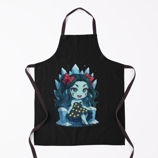 Item preview, Daki in Fairy Light Dress on Snow Throne – Chibi Demon Slayer Winter Art designed and sold by ColorSplash123.