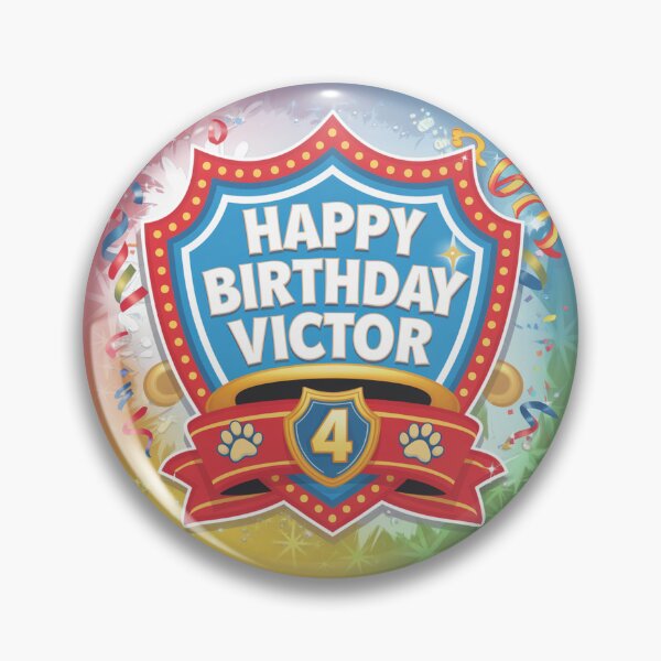 Item preview, Victor's 4th Birthday designed and sold by whatifsticks.