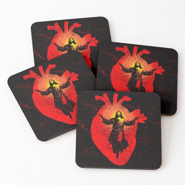 Item preview, Jesus Ascending in Heart – Christian Silhouette Design for darker background designed and sold by ZechJohnRB.