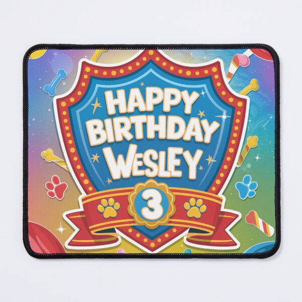 Item preview, Wesley's 3rd Birthday designed and sold by whatifsticks.