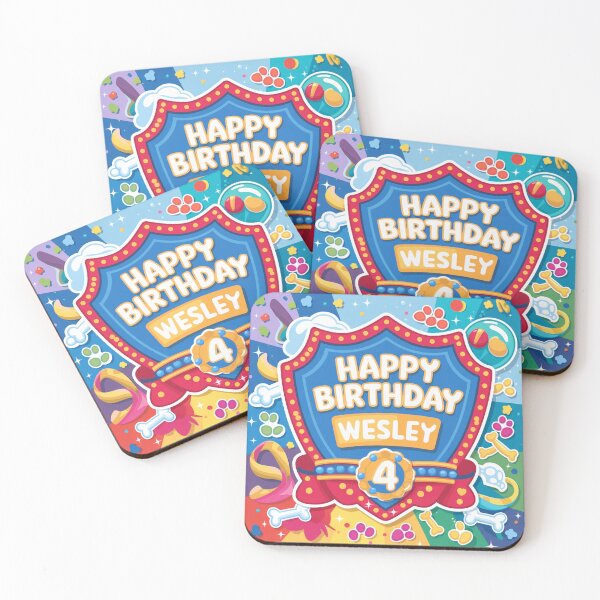 Item preview, Wesley's 4th Birthday designed and sold by whatifsticks.
