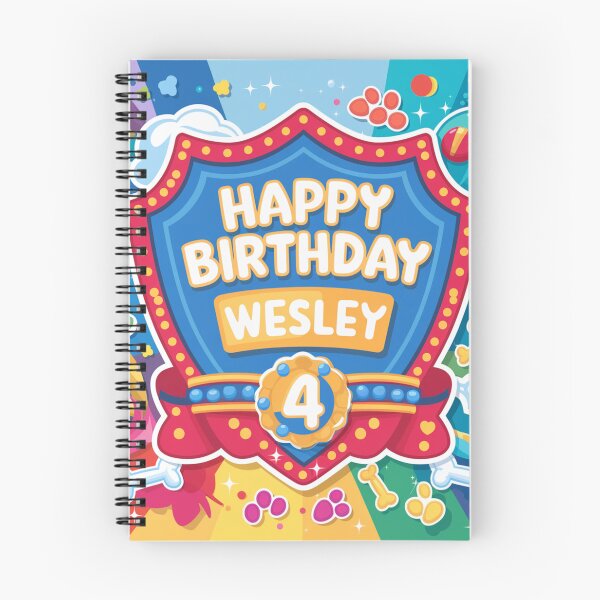Item preview, Wesley's 4th Birthday designed and sold by whatifsticks.