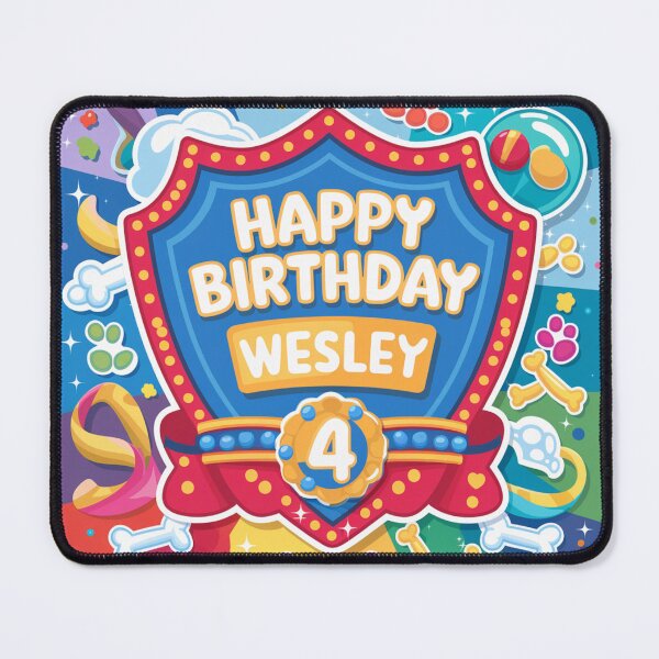 Item preview, Wesley's 4th Birthday designed and sold by whatifsticks.