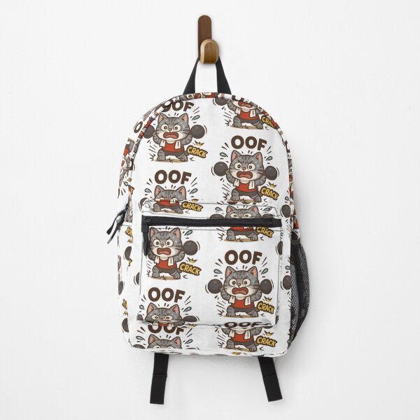 Item preview, OOF! Funny Cat Gym Fail designed and sold by 奇0904.