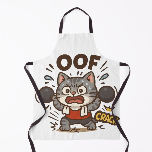 Item preview, OOF! Funny Cat Gym Fail designed and sold by 奇0904.