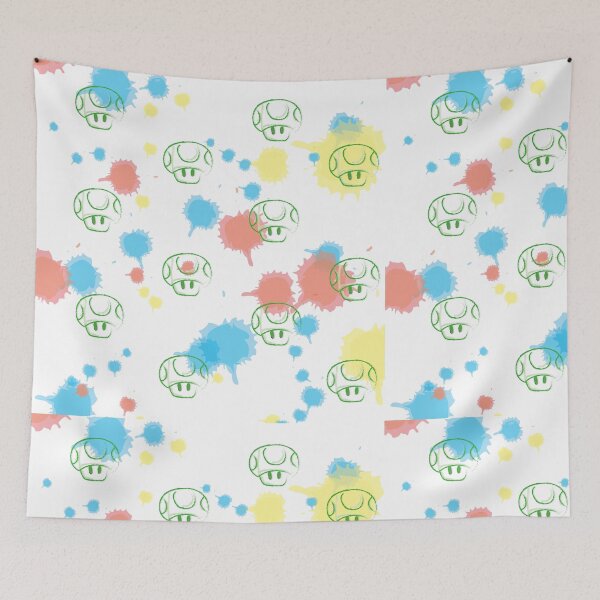 Item preview, Gamer Mushrooms – Color Splash Explosion designed and sold by Duh-Artes.
