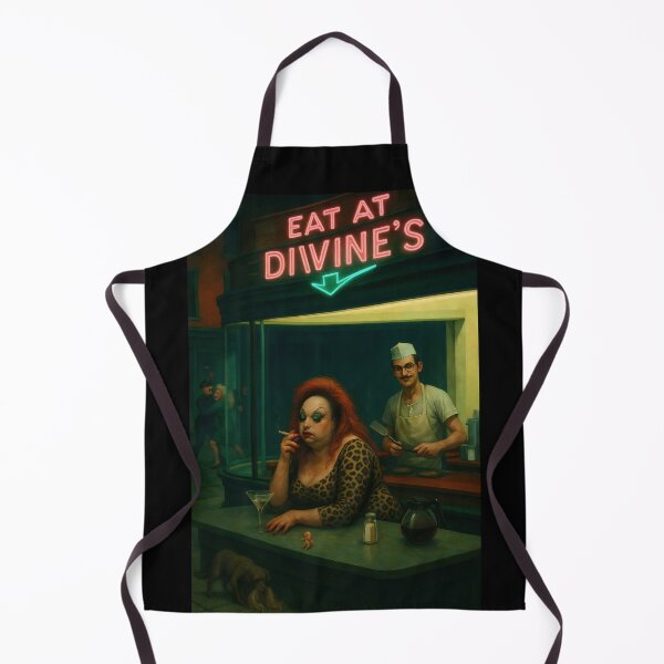 Item preview, Edward Hopper Nighthawks. Divine Drag Queen update. designed and sold by Shoot-The-Moon.