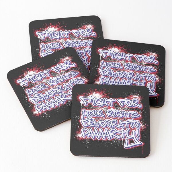 Item preview, Fight for your rights Democratic Party designed and sold by Winner Chicken Dinner Designs.