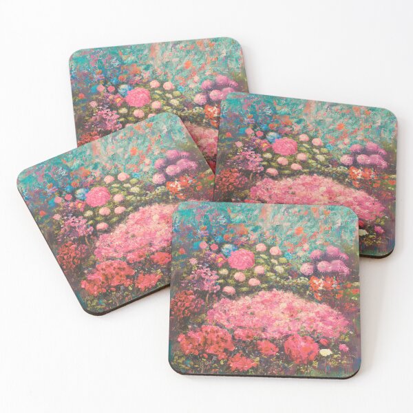 Item preview, the bright garden view with various blossom flowers designed and sold by MerryCrown.