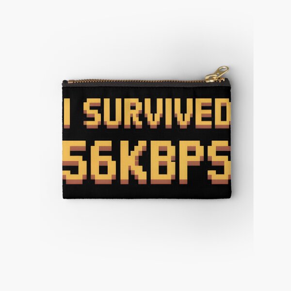 Item preview, I Survived 56Kbps | Retro Internet Dial-Up Pixel Art designed and sold by Altered Pixels.