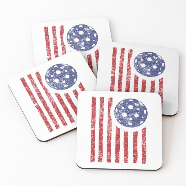 Item preview, Pickleball Flag USA – Patriotic Red White and Blue designed and sold by The Junto Shop.