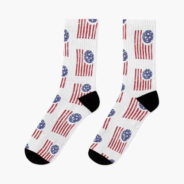 Item preview, Pickleball Flag USA – Patriotic Red White and Blue  designed and sold by The Junto Shop.