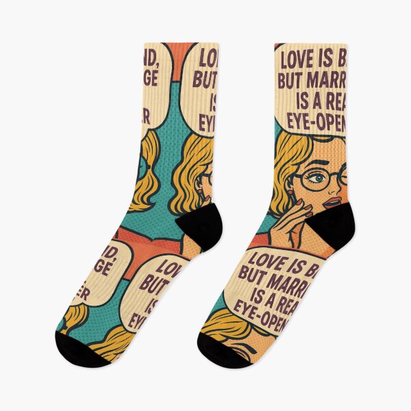 Item preview, Love is blind, but marriage is a real eyeopener. designed and sold by Nat-Rio.