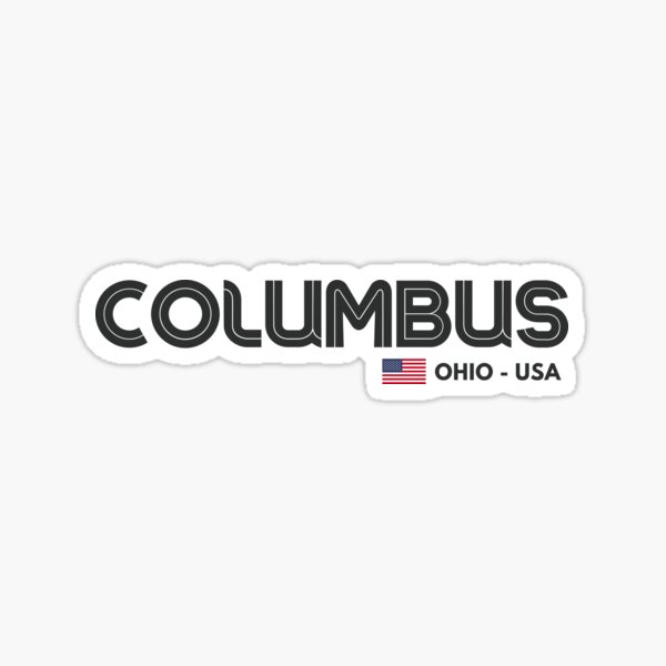 Item preview, Columbus - Ohio - USA  designed and sold by Sketch-Shack.