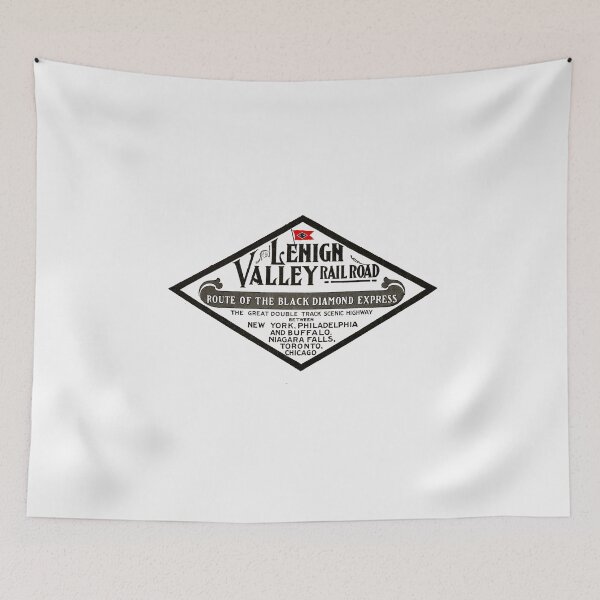 Artikelvorschau, Vintage Lehigh Valley Railroad entworfen und verkauft von QuayTradingCo.