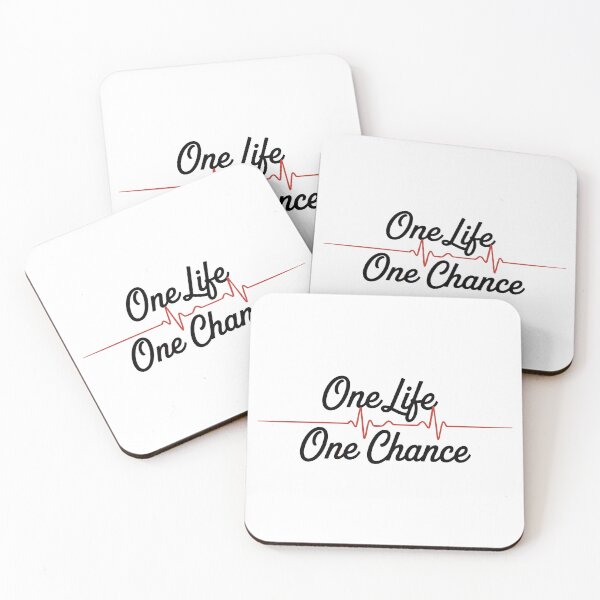 Item preview, One Life One Chance – Quote Design designed and sold by shadoweeekhan.