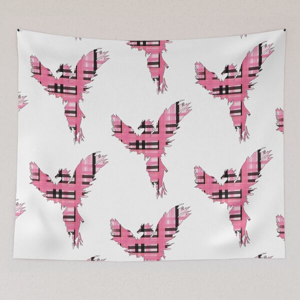 Item preview, Plaid phoenix pink designed and sold by Ashley’sAnimalz.
