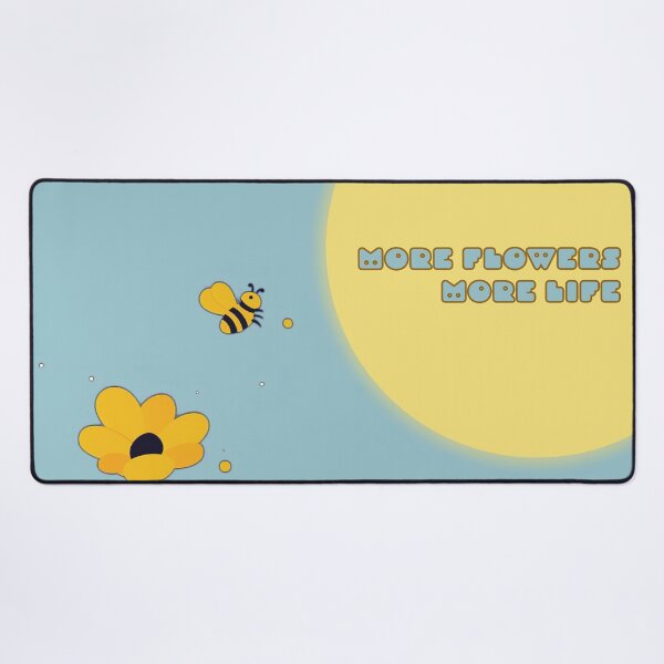 Item preview, More Flowers, More Life – World Bee Day Design designed and sold by Bearabilia.