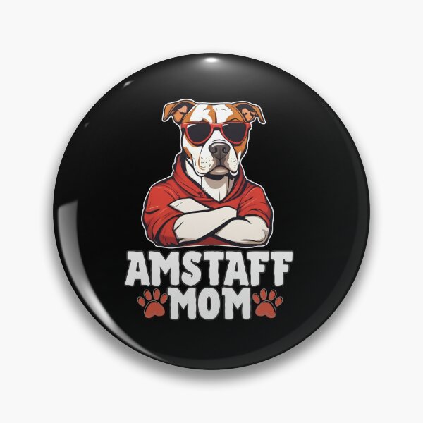 Item preview, Amstaff Mom – Strong, Loyal & Loving designed and sold by GoodyPaws.