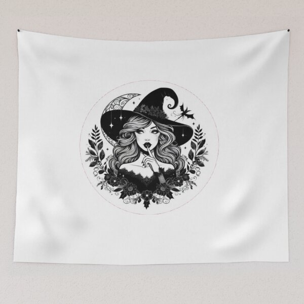 Item preview, Enchanting Witch Moonlight Art designed and sold by DixieGirlStudio.