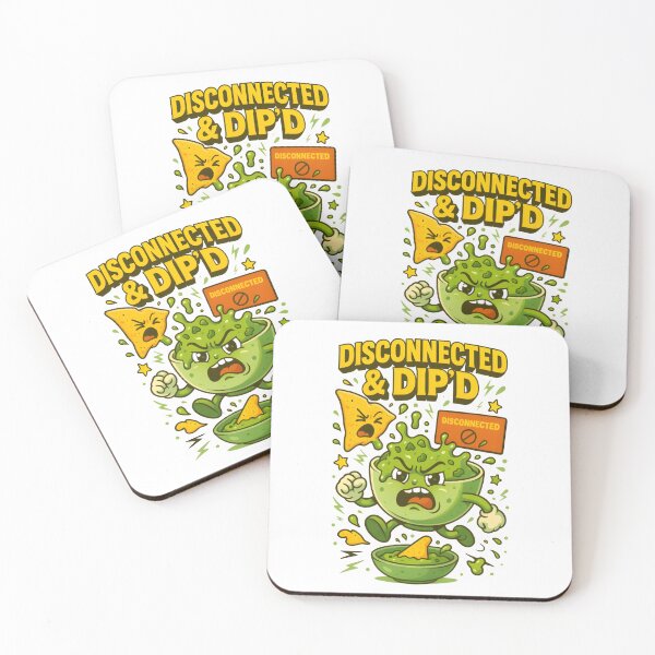 Item preview, Disconnected & Dip’d – Guacamole Rage Quit Gaming Design designed and sold by Snackwear Apparel.