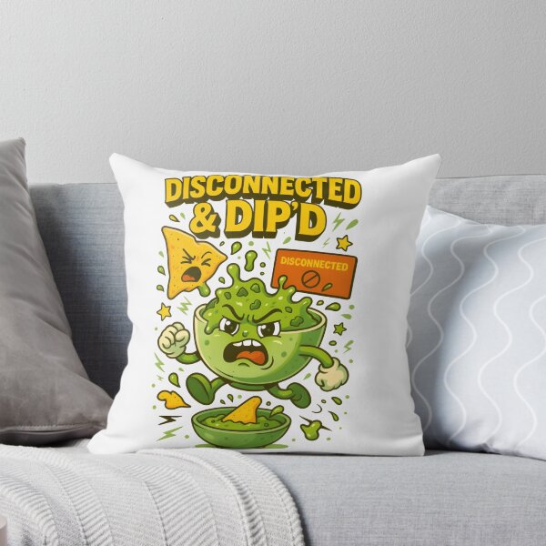 Item preview, Disconnected & Dip’d – Guacamole Rage Quit Gaming Design designed and sold by Snackwear Apparel.