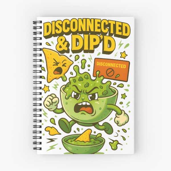 Item preview, Disconnected & Dip’d – Guacamole Rage Quit Gaming Design designed and sold by Snackwear Apparel.